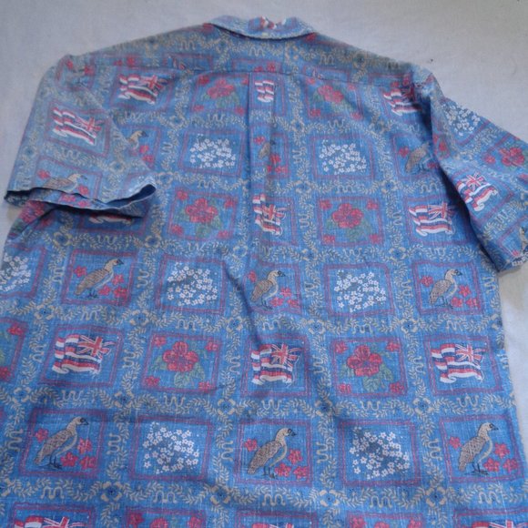 Reyn Spooner Reverse Print British Flag Shirt - Picture 3 of 3